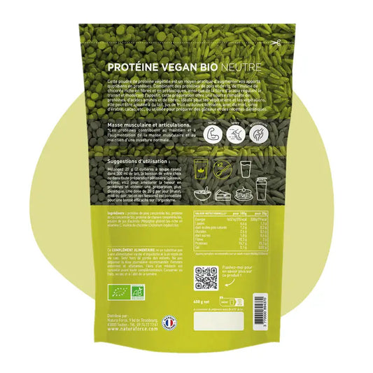 Protéine vegan bio neutre