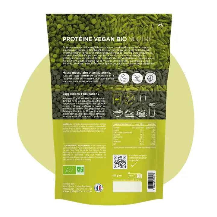 Protéine vegan bio neutre