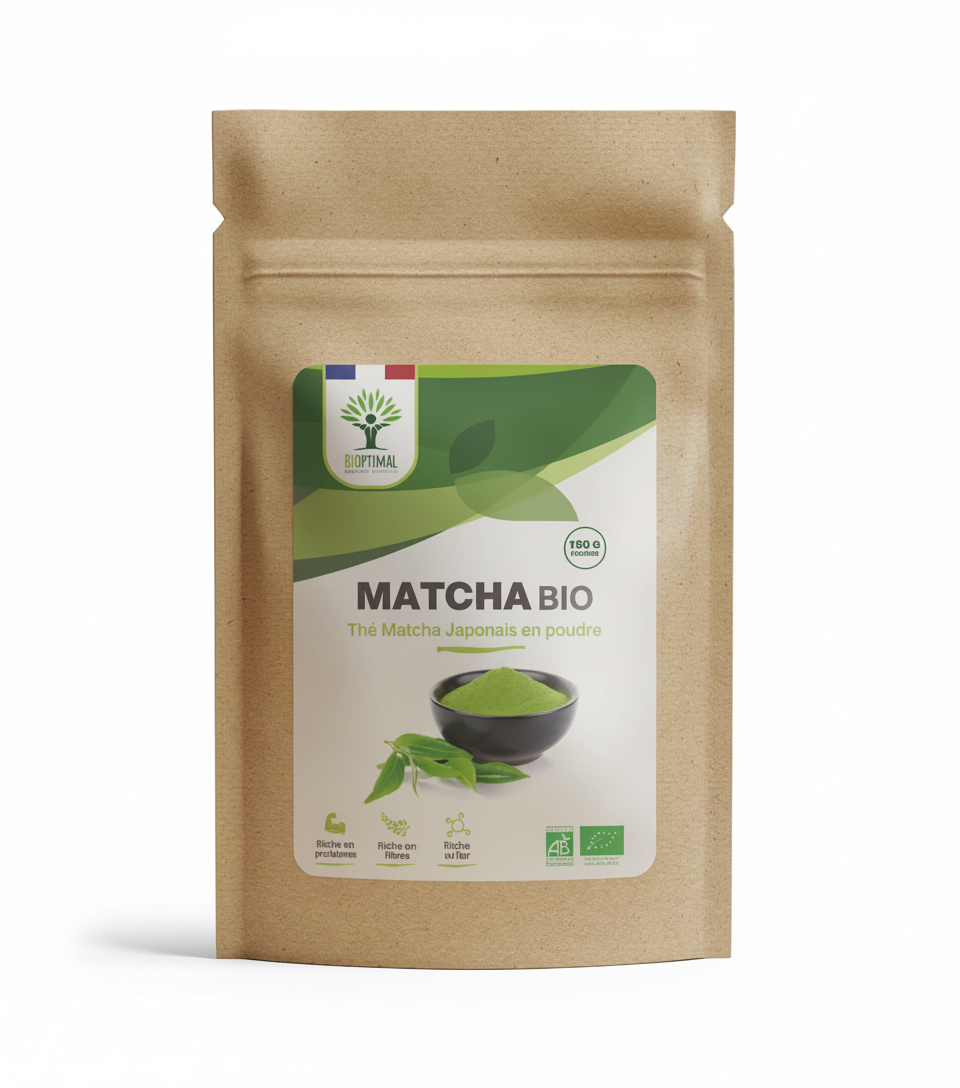 Poudre de matcha bio 150g pour une santé optimale