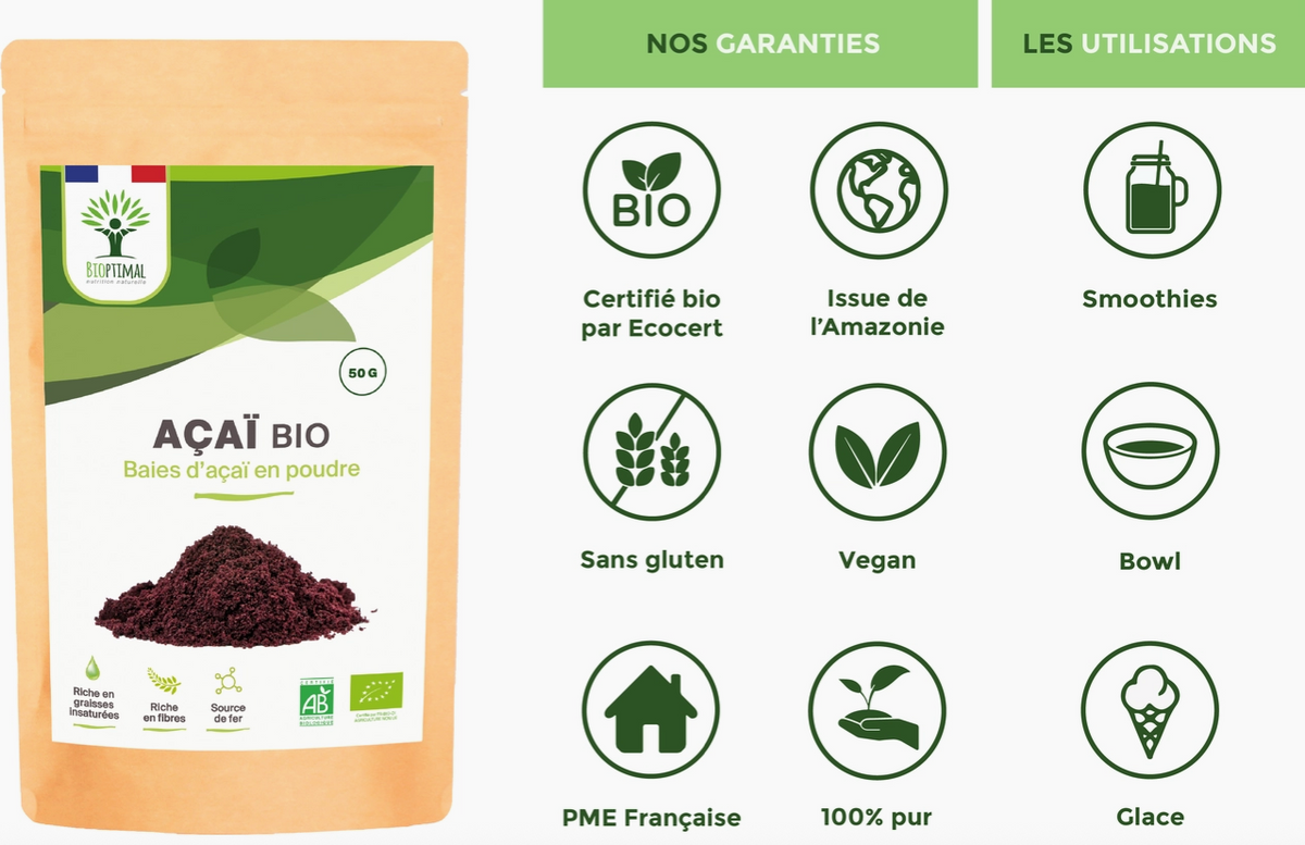 Açaï Bio en poudre