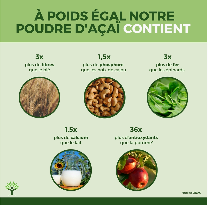 Açaï Bio en poudre