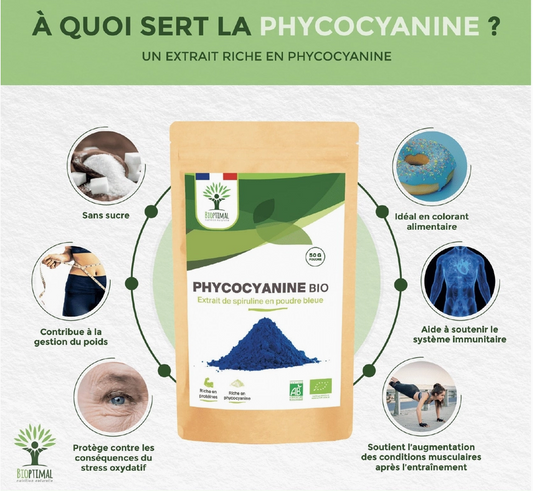 Phycocyanine bio poudre 50g