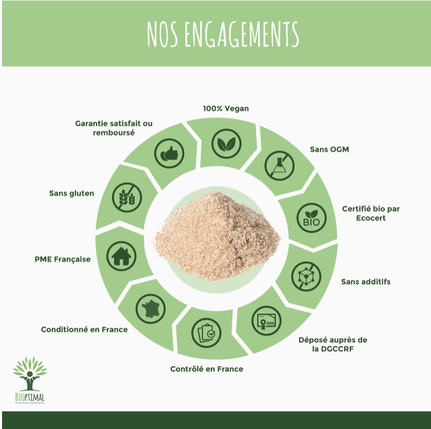 Psyllium blond bio en poudre