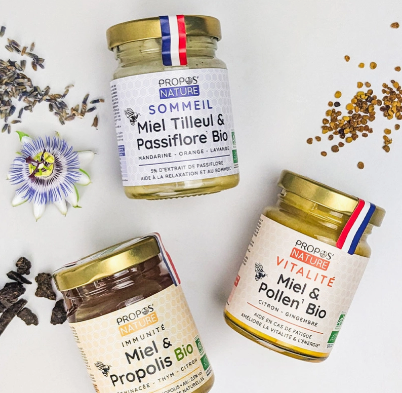 Mélange Sommeil Bio - Miel - Passiflore - Lavande -125g -Vita Fit Paris