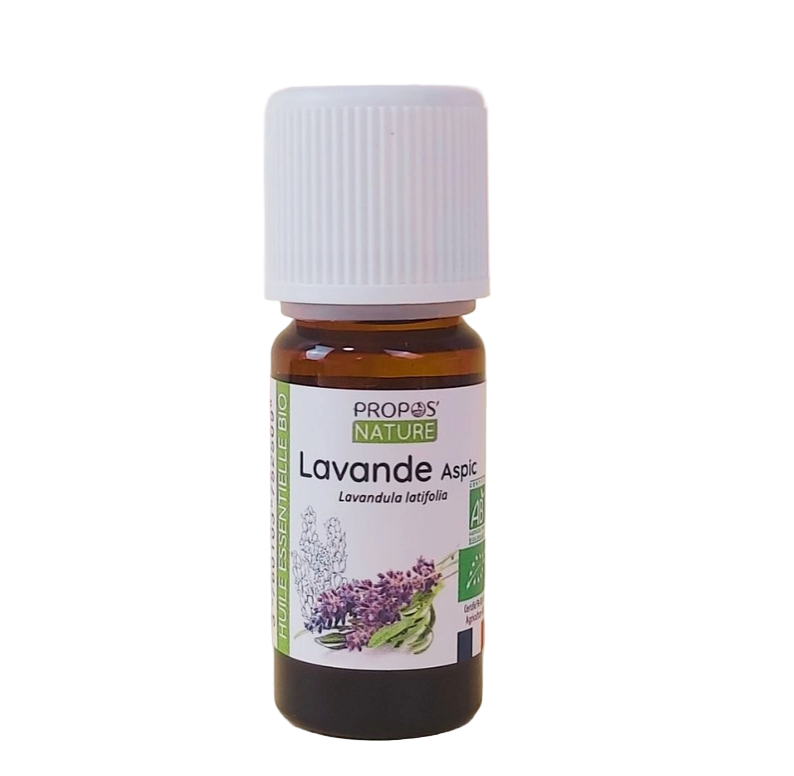 Huile Essentielle de Lavande aspic Bio 10ml | Vita Fit Paris