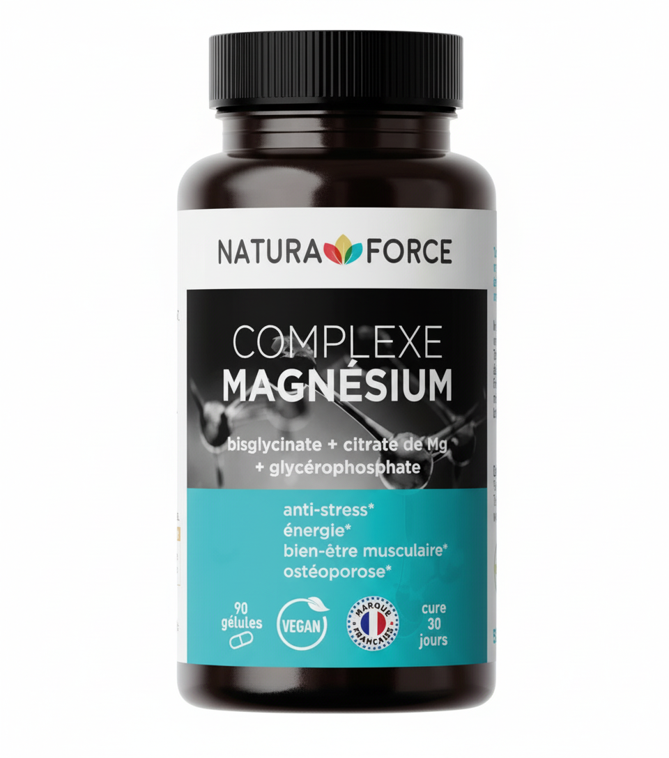 Magnésium naturel - 90 gélules