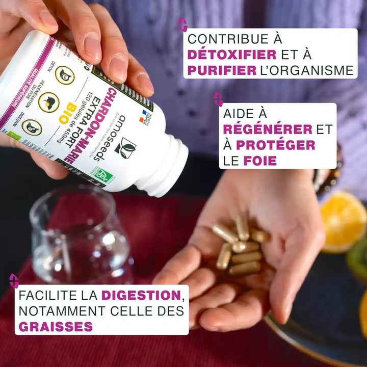 Chardon-marie bio, extra fort | 120 gélules