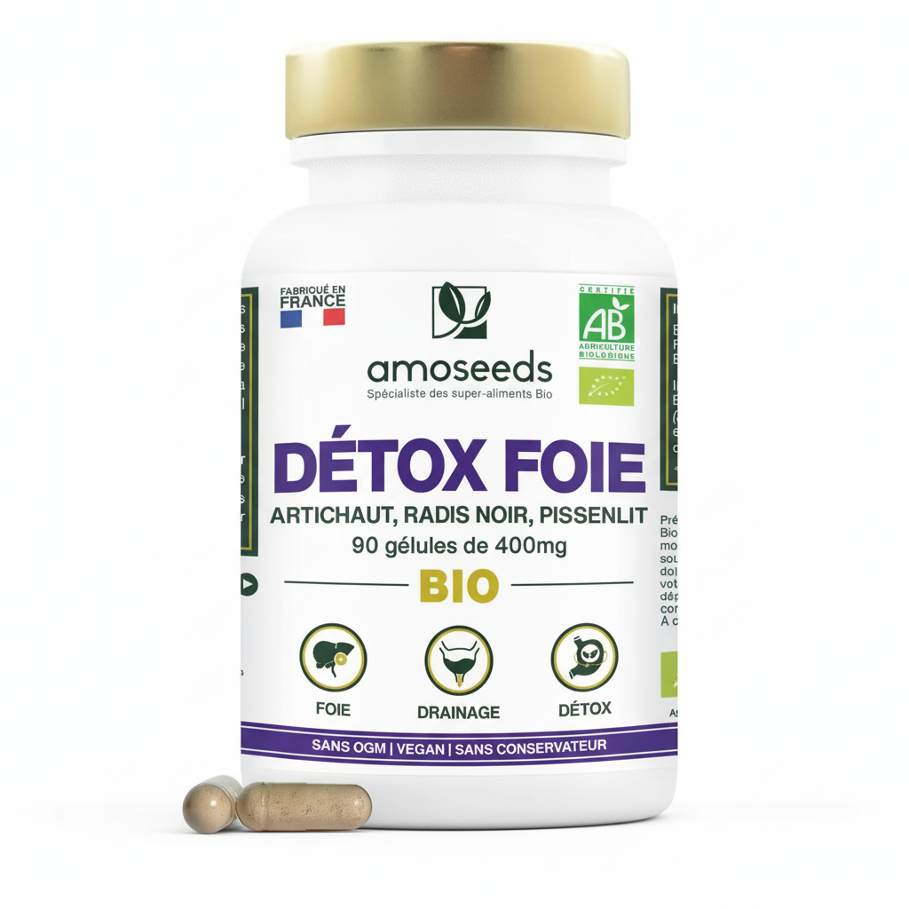Complexe foie bio - artichaut, radis noir, pissenlit | 90 gélules
