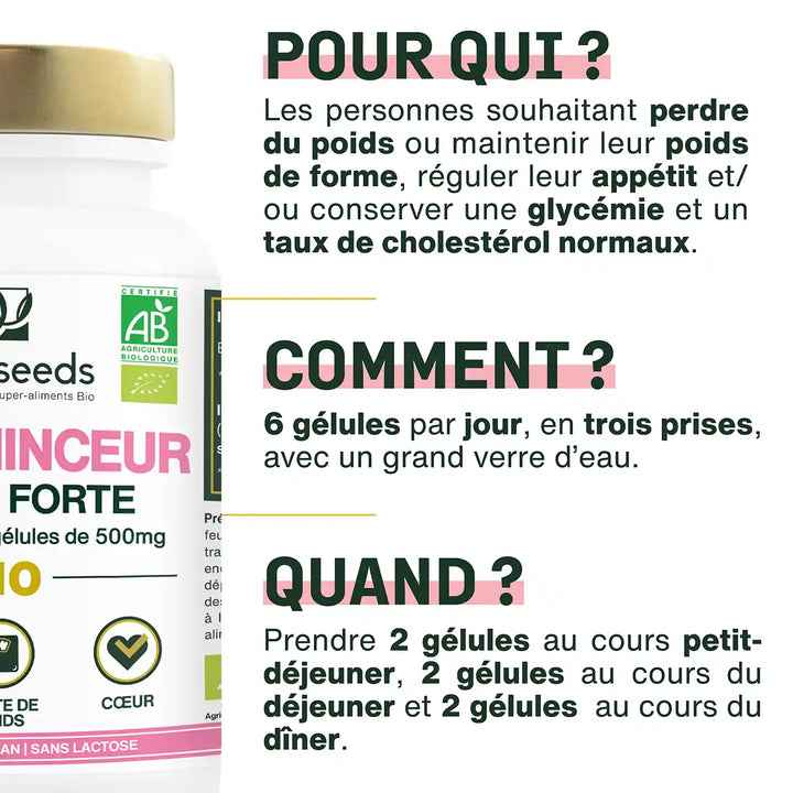 Cure Minceur Bio, Extra Forte | 180 gélules