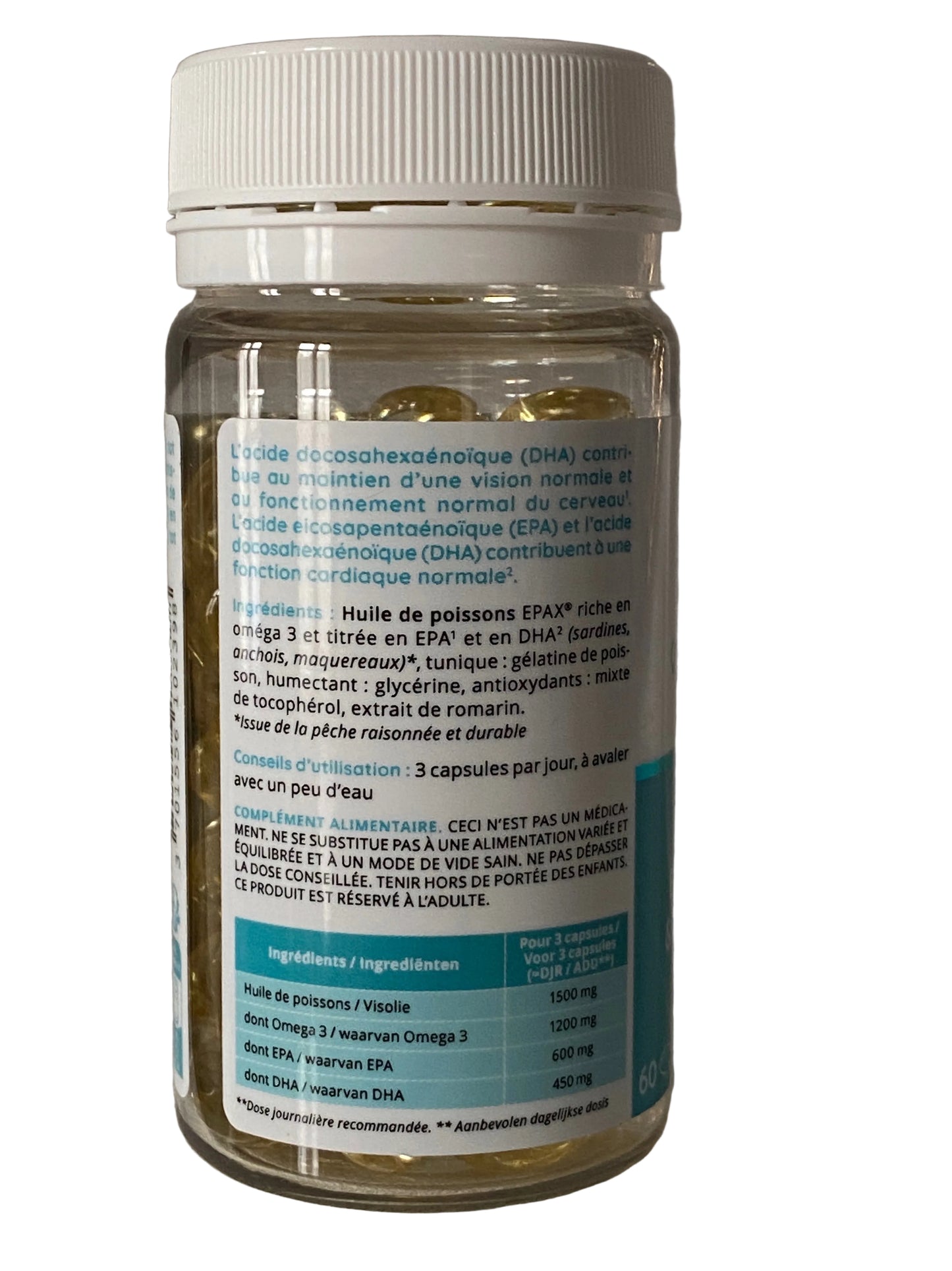 CAPSULES D’OMEGA 3 EPAX