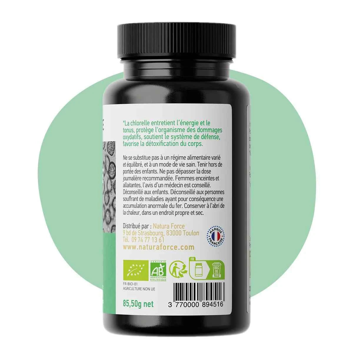Chlorelle bio | 180 gélules