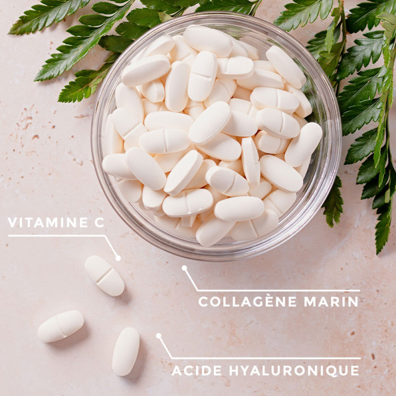 COLLAGÈNE avec ACIDE HYALURONIQUE & VITAMINE C