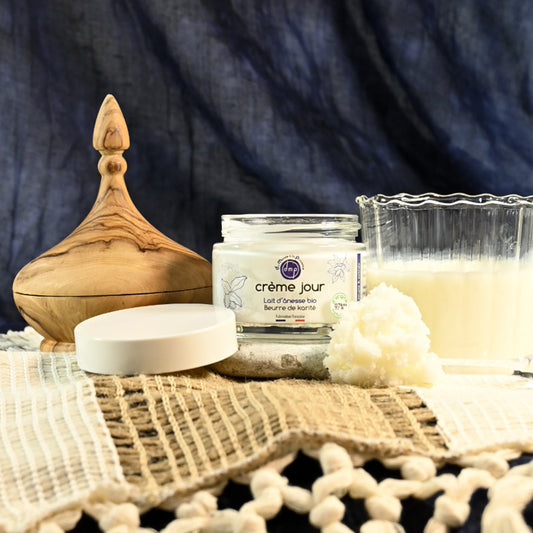 Crème Jour Visage au Lait d’Ânesse BIO et Karité – 40 ml