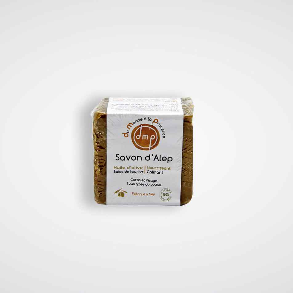 Savon d’Alep solide à l’Huile d’Olive et Huile de baies de Laurier Corps et Visage – 190g
