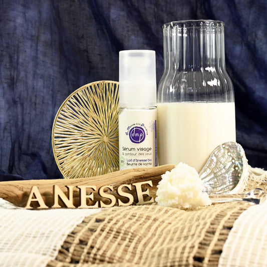 Sérum visage et contour des yeux au Lait d’Ânesse BIO et Karité – 30ml