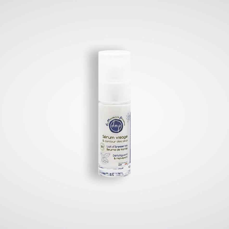 Sérum visage et contour des yeux au Lait d’Ânesse BIO et Karité – 30ml