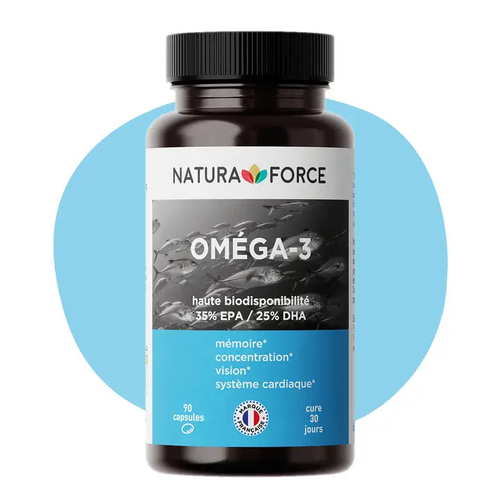 Huile de poisson Oméga 3 - 90 capsules