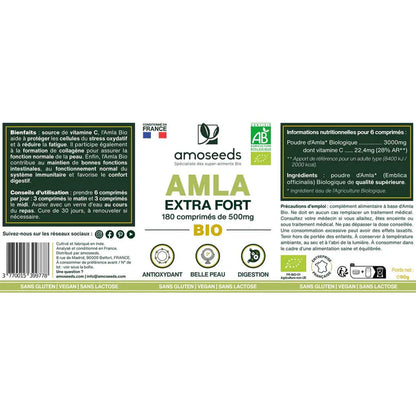 Amla Bio, Extra Fort | 180 comprimés