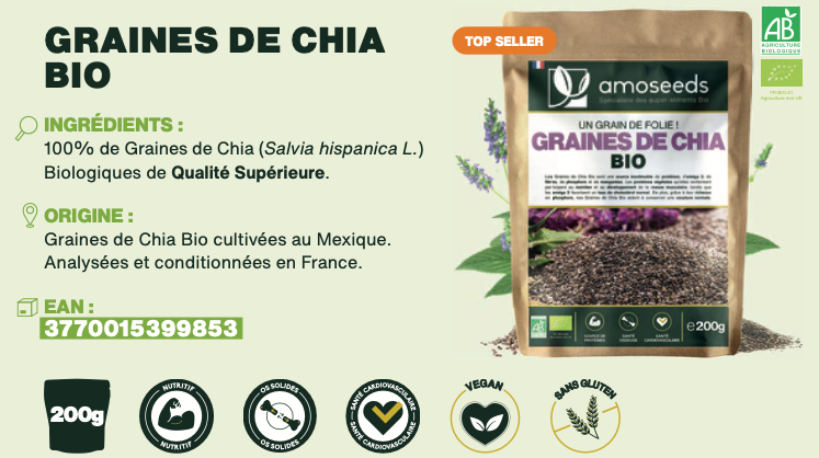 Graines de Chia Bio