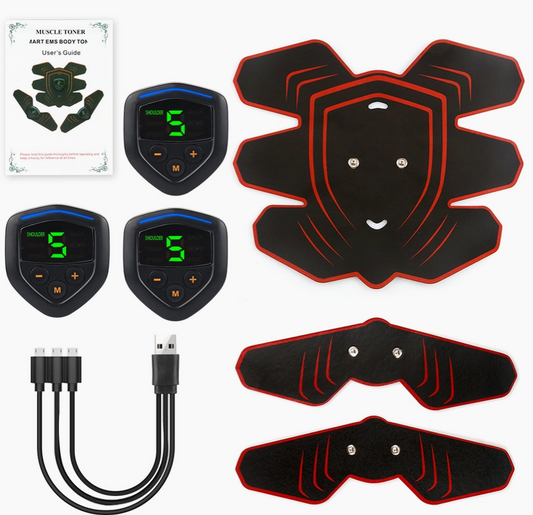 Set De 3 Électrostimulateurs Musculaires