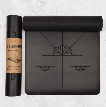 Tapis de yoga d'alignement extra large
