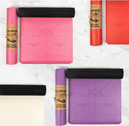 Tapis de yoga d'alignement extra large