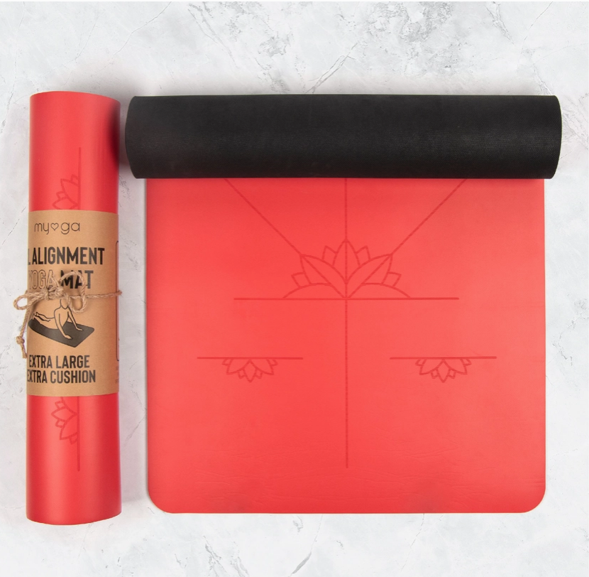 Tapis de yoga d'alignement extra large