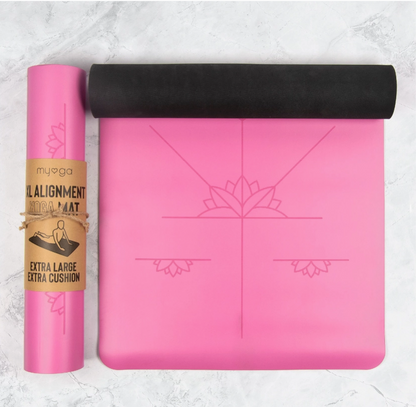 Tapis de yoga d'alignement extra large