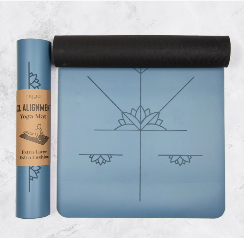 Tapis de yoga d'alignement extra large