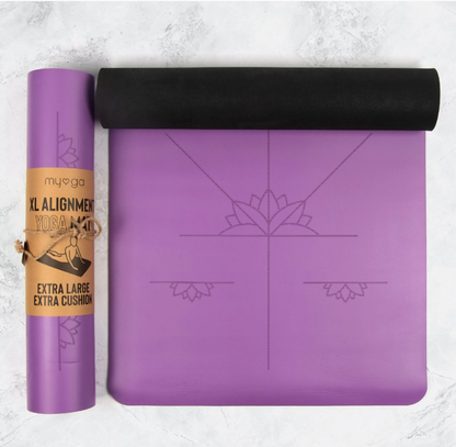 Tapis de yoga d'alignement extra large