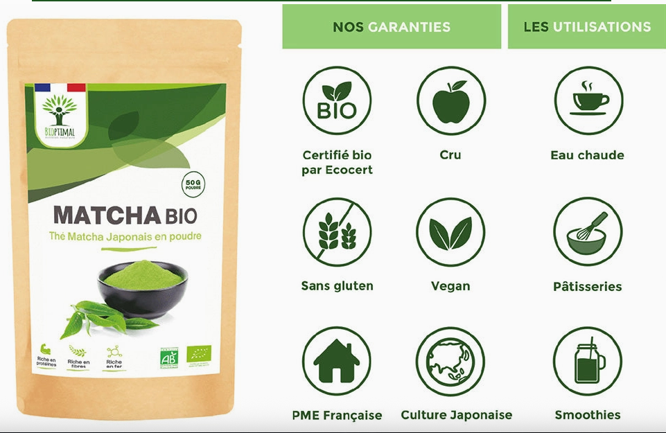 Matcha bio poudre 150g