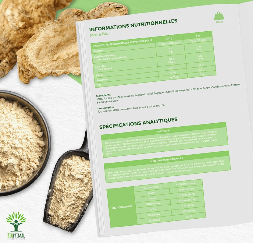 Maca en poudre – Vitalité naturelle | Vita Fit Paris