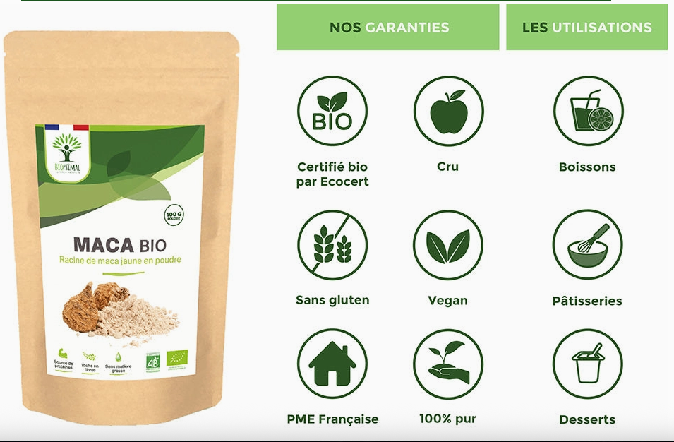Maca en poudre – Vitalité naturelle | Vita Fit Paris