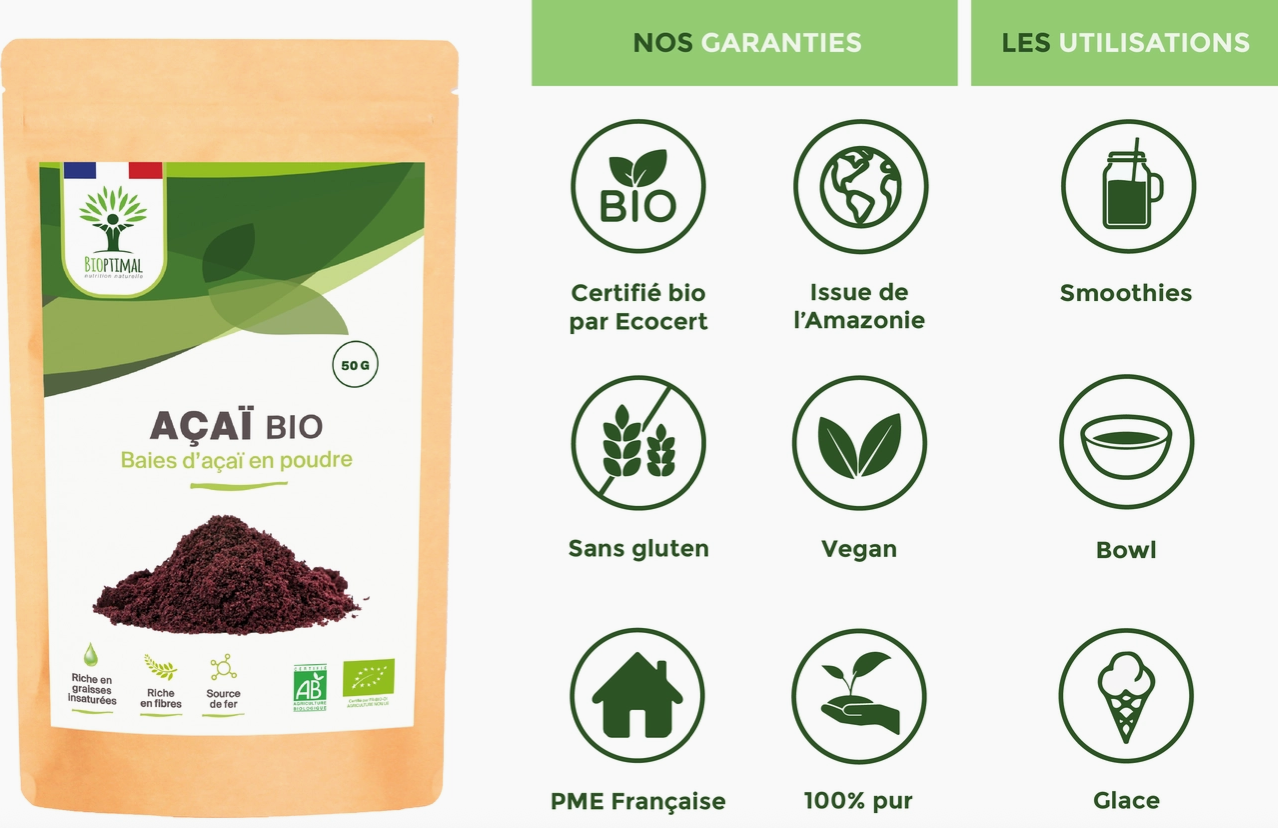 Açaï Bio en poudre