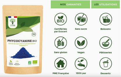 Phycocyanine bio poudre