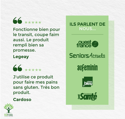 Psyllium blond bio en poudre