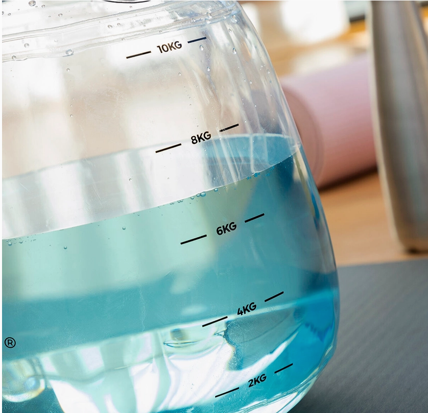 Kettlebell à eau et guide exercices