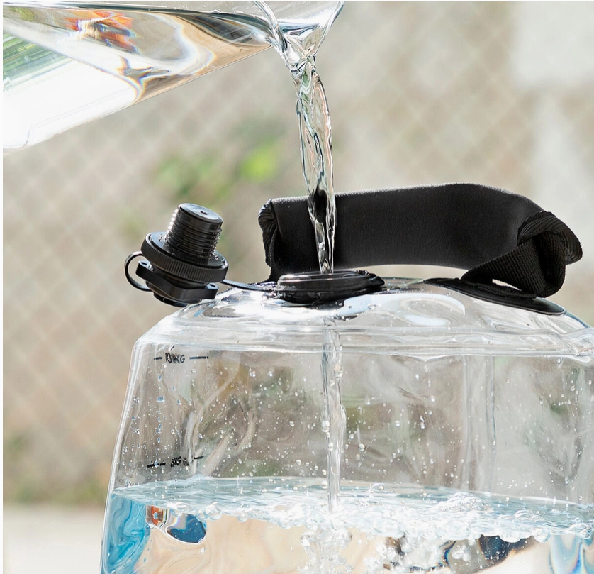 Kettlebell à eau et guide exercices