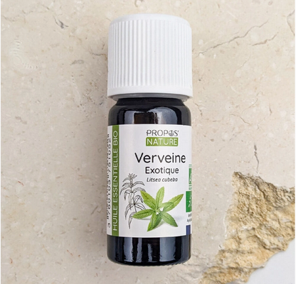 Huile essentielle Verveine exotique BIO 10 ml – Note citronnée | Vita Fit Paris
