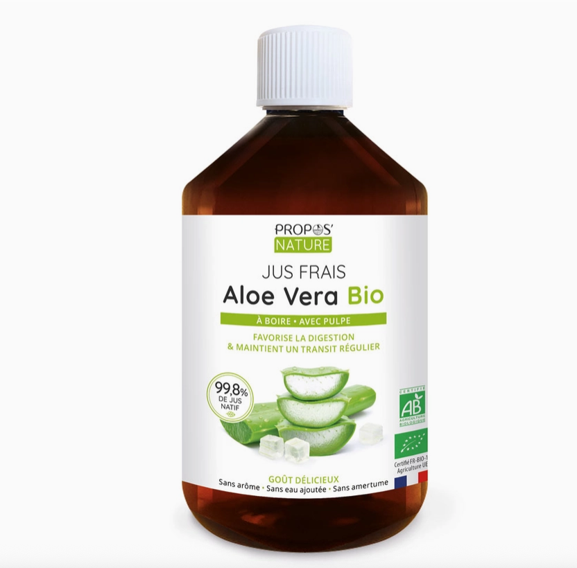 Jus D'aloe Vera Bio a Boire - Complément Alimentaire -500ml