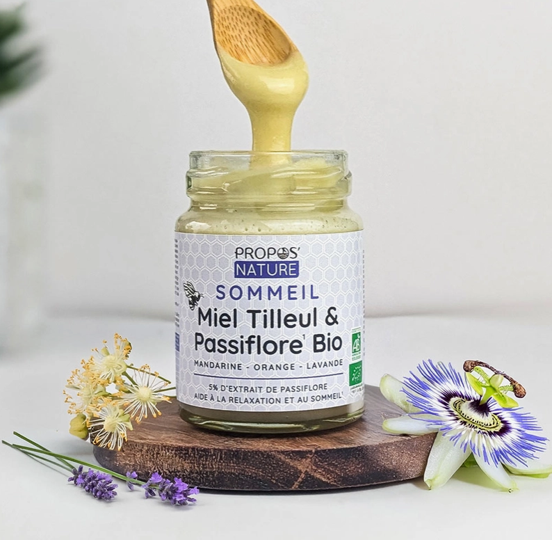 Mélange Sommeil Bio - Miel - Passiflore - Lavande -125g -Vita Fit Paris