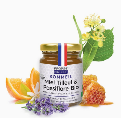 Mélange Sommeil Bio - Miel - Passiflore - Lavande -125g -Vita Fit Paris