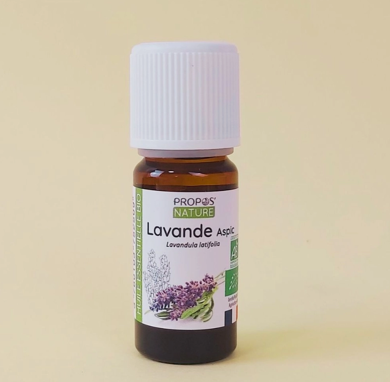 Huile Essentielle de Lavande aspic Bio 10ml | Vita Fit Paris