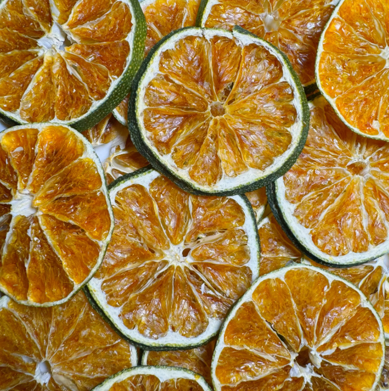 Mandarines déshydratées en tranches -  100g