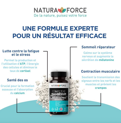 Magnésium naturel - 90 gélules