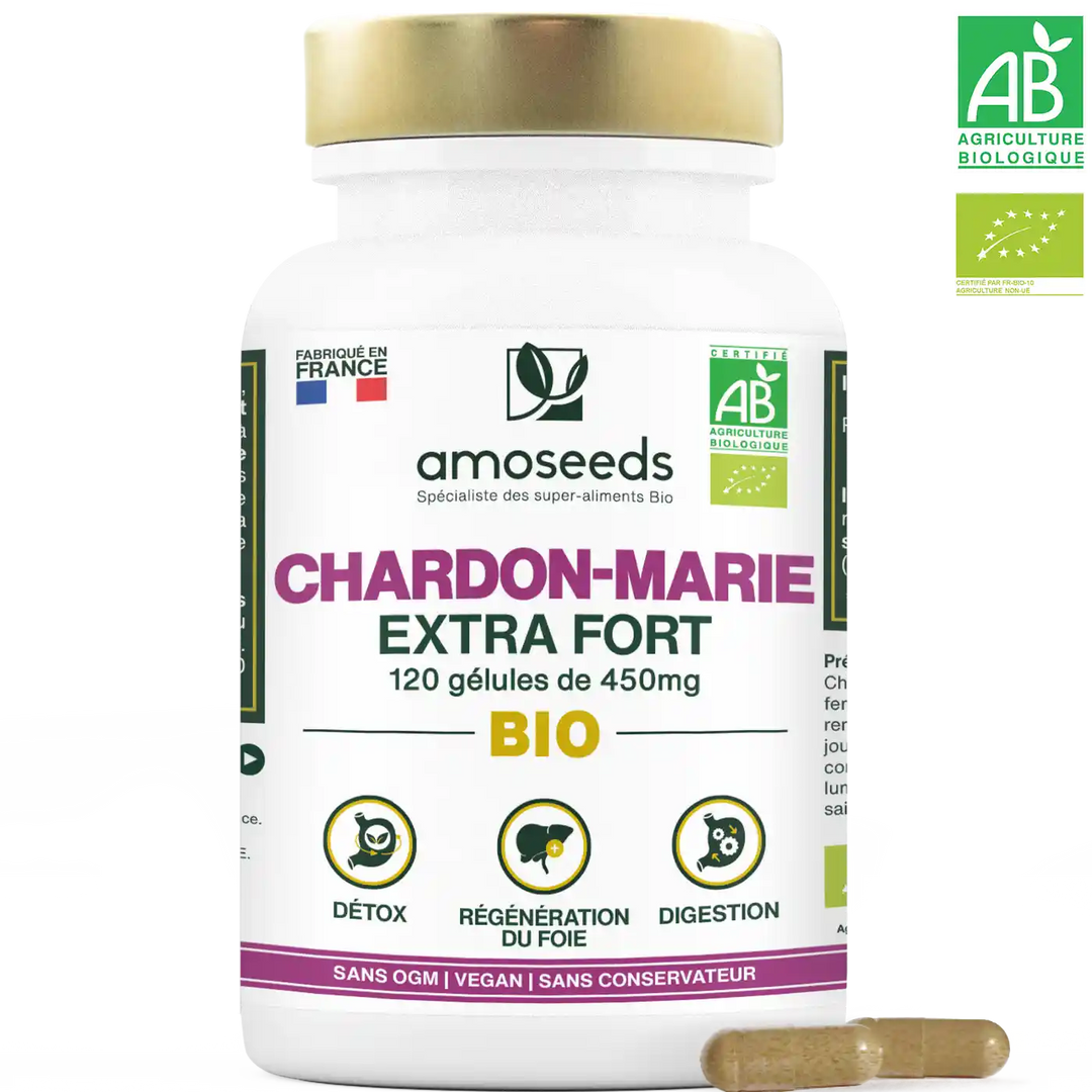 Chardon-marie bio, extra fort | 120 gélules