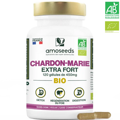 Chardon-marie bio, extra fort | 120 gélules