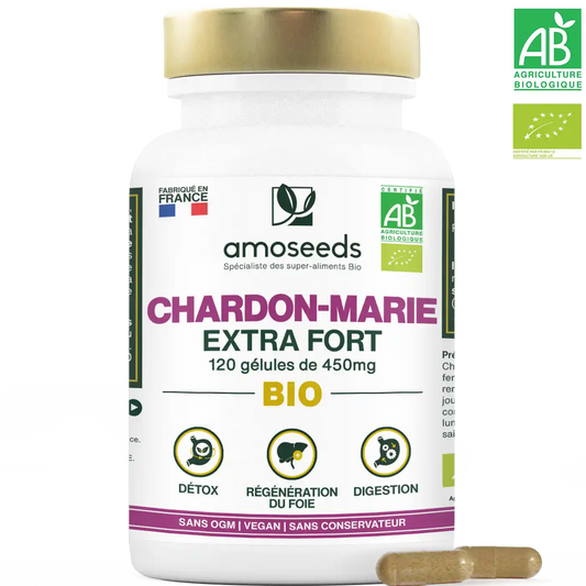 Chardon-marie bio, extra fort | 120 gélules