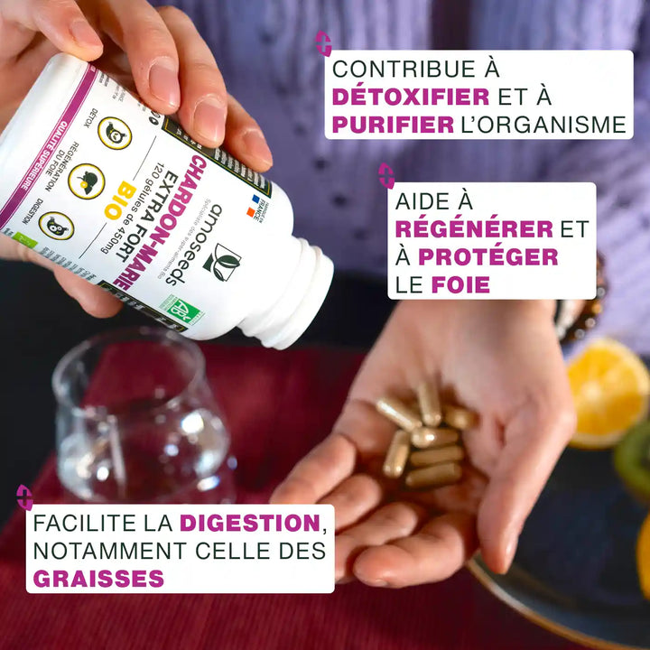 Chardon-marie bio, extra fort | 120 gélules