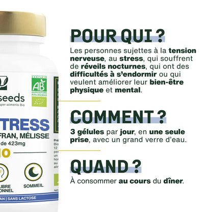 Complexe Anti-Stress Bio - 90 gélules